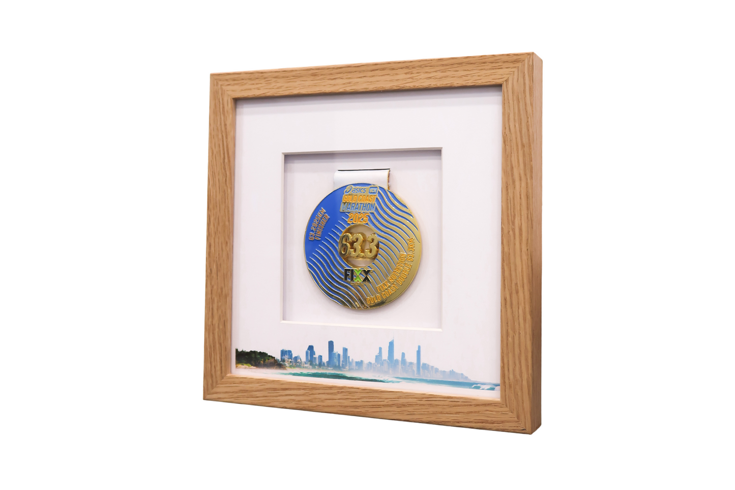 Gold Coast Marathon Medal Display Frame