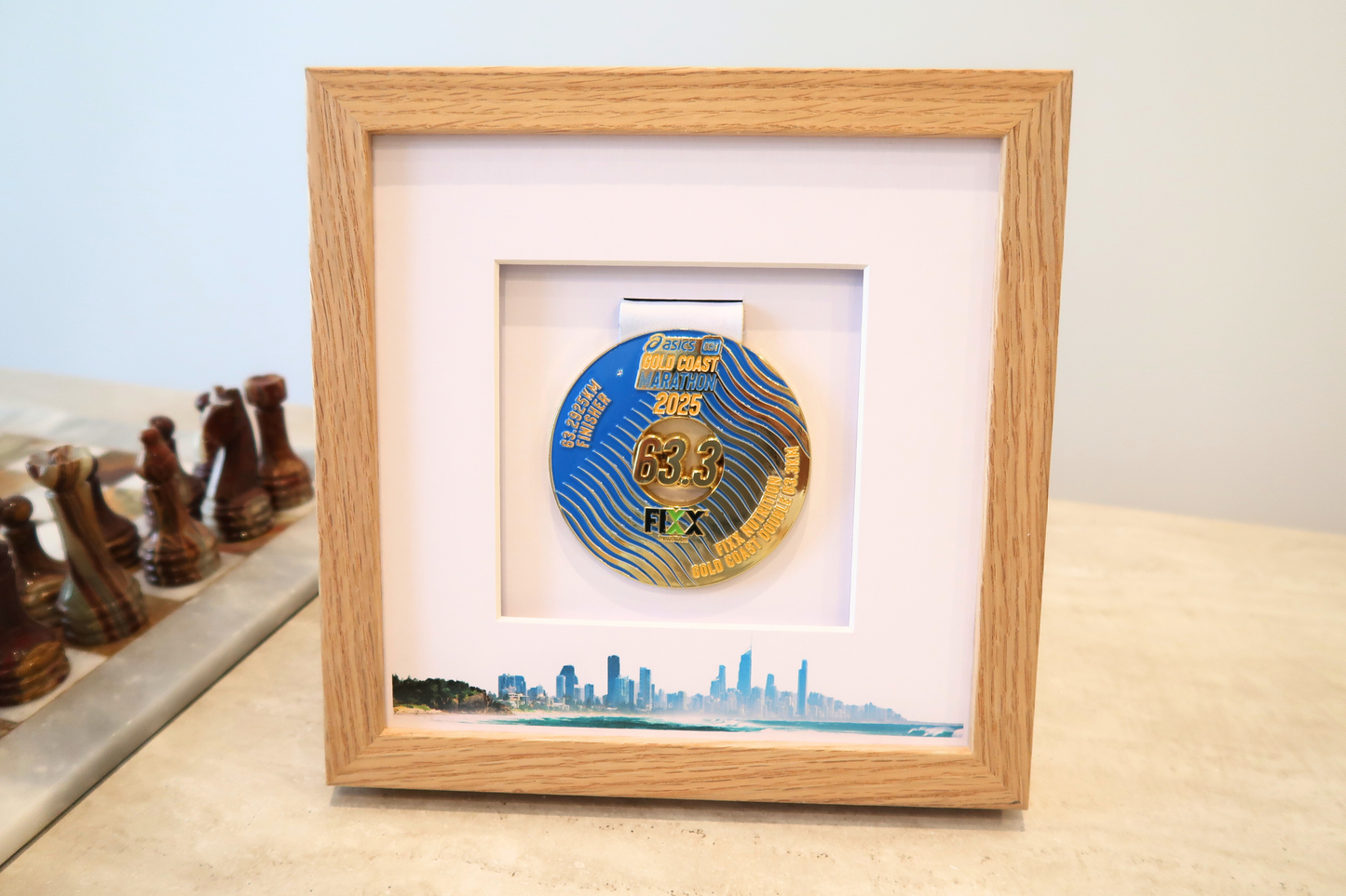 Gold Coast Marathon Medal Display Frame