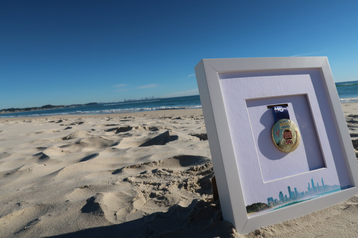 Gold Coast Marathon Medal Display Frame