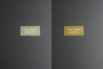 Custom Plaque: Name & Race time