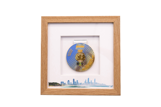 Gold Coast Marathon Medal Display Frame