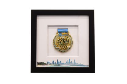 Gold Coast Marathon Medal Display Frame