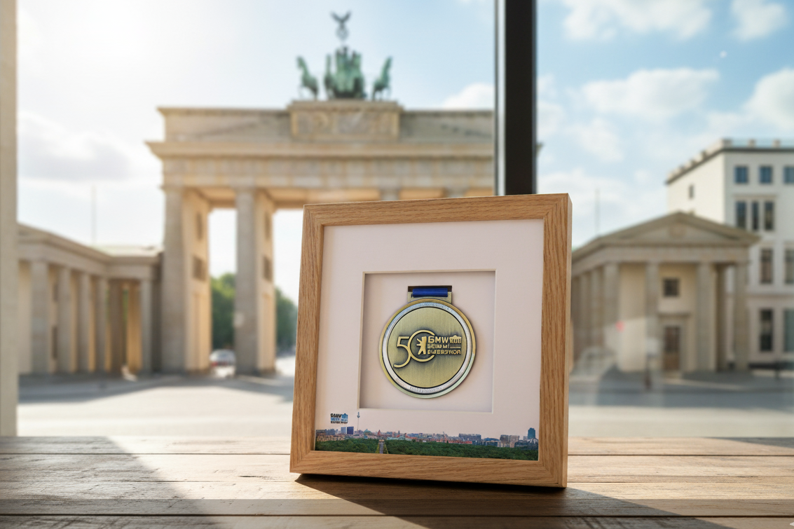 BMW Berlin Marathon Medal Display Frame - The Original