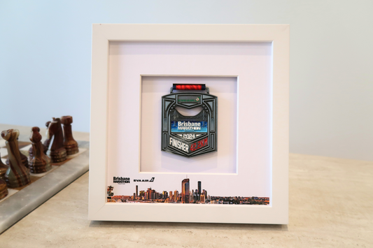 Brisbane Marathon Medal Display Frame