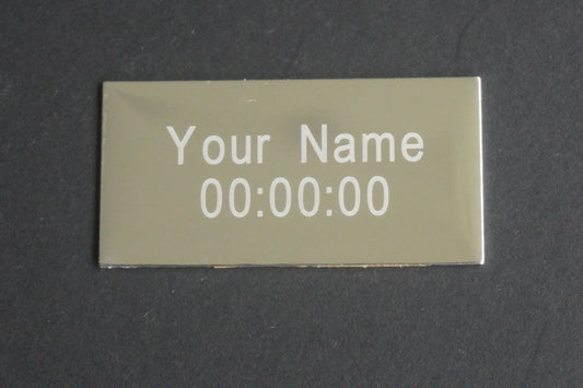 Custom Plaque: Name & Race time