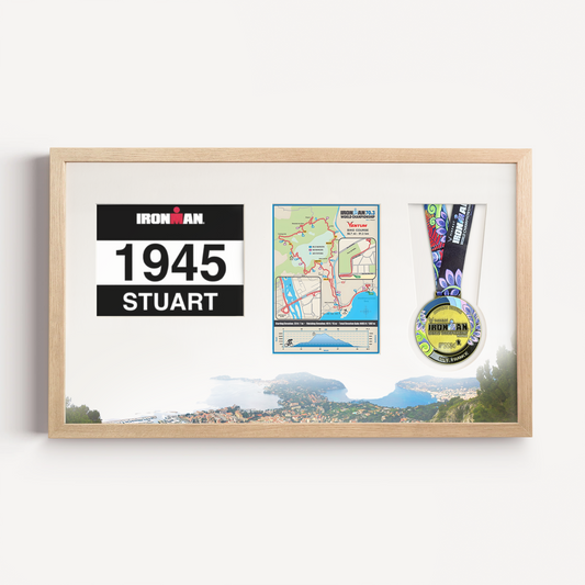 Nice France Medal, Photo and Bib Display Frame - Official