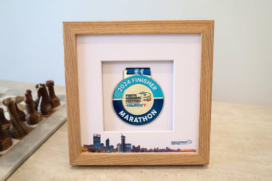 Perth Marathon Medal Display Frame